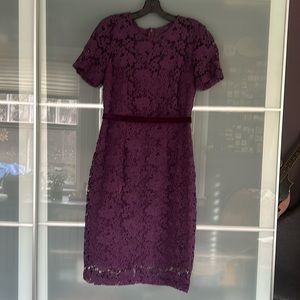Donna Morgan Lace Dress, removable belt